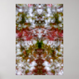 抽象芸術万華鏡のように千変万化するパターン姿 ポスター