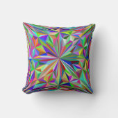 抽象芸術万華鏡のように千変万化するパターン クッション (正面)
