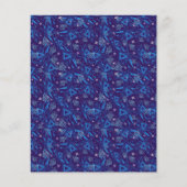 抽象芸術三角ブルーアクアアイスクリスタルスクラップブック (正面)