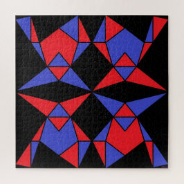 抽象芸術三角形の三位一体Ken Gage Art ジグソーパズル