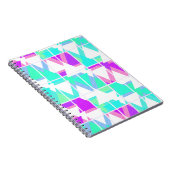 抽象芸術三角形の幾何モダンパターン ノートブック (右側)