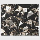 抽象芸術三角形の結晶の背景。 ラッピングペーパー (フラット)