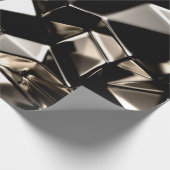 抽象芸術三角形の結晶の背景。 ラッピングペーパー (角)