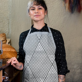 抽象芸術三角形の線 エプロン