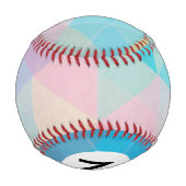 抽象芸術三角形の背景 野球ボール (裏面)