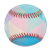抽象芸術三角形の背景 野球ボール (正面)