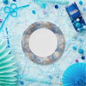 抽象芸術三角形クールパターン ペーパープレート (パーティー)