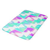 抽象芸術三角形シェイプ幾何学的プリントパターン バスマット (アングル)