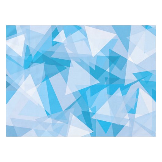 抽象芸術三角形パターン | テーブルクロス (正面(横))