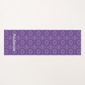 抽象芸術三角形パターン ヨガマット (正面(横))