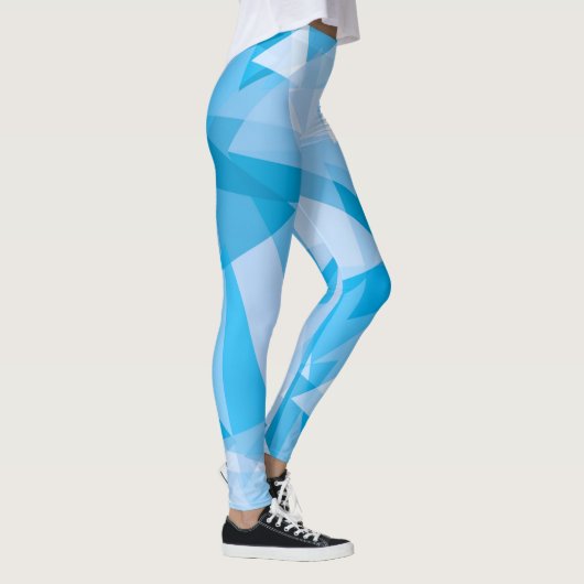 抽象芸術三角形パターン | レギンス (右)