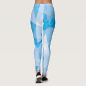 抽象芸術三角形パターン | レギンス (裏面)