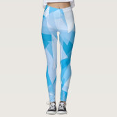 抽象芸術三角形パターン | レギンス (正面)