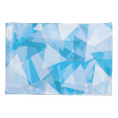 抽象芸術三角形パターン | 枕カバー (裏面-左)