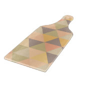 抽象芸術三角形モダンフェードジオメトリパターン カッティングボード (角)