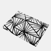 抽象芸術三角形リノプリントドアマット ドアマット (アングル)