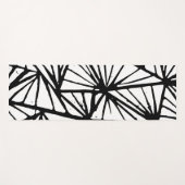 抽象芸術三角形リノプリントヨガマット ヨガマット (正面(横))