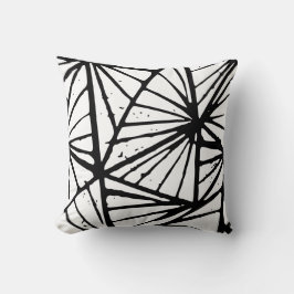 抽象芸術三角形リノプリント装飾用クッション クッション