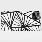 抽象芸術三角形リノプリント電話ケース iPhoneケース (裏面横)