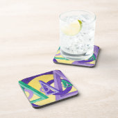 抽象芸術三角形 コースター (右側)