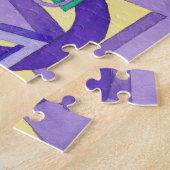 抽象芸術三角形 ジグソーパズル (側面)