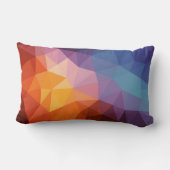 抽象芸術不はっきりした斉色 ランバークッション (裏面)