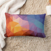 抽象芸術不はっきりした斉色 ランバークッション (ブランケット)