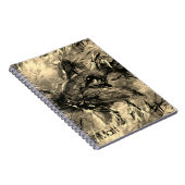 抽象芸術中国のラットイヤー〔占星術の〕十二宮図誕生日名NB ノートブック (右側)