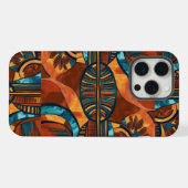 抽象芸術中心のパターンiPhone / iPadケース iPhoneケース (裏面横)