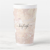 抽象芸術中性混合 カフェラテマグ (正面)