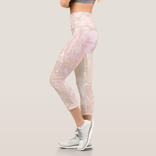 抽象芸術中性混合 カプリレギンス (左)