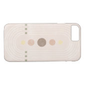 抽象芸術中期のピンク Case-Mate iPhoneケース (裏面(横))