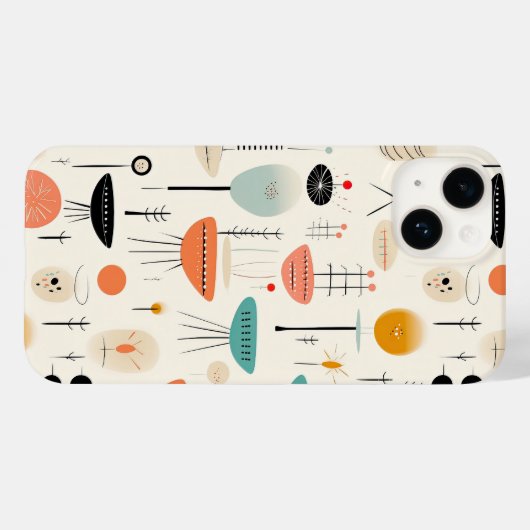 抽象芸術中期 Case-Mate iPhoneケース (裏面 (横))