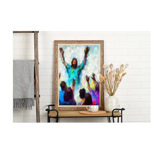 抽象芸術主よ今まで以上にあなたを必要としている ポスター