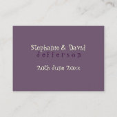 抽象芸術予測できなチューリップサークルテーブル座席表 プレイスカード (裏面)