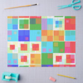 抽象芸術二乗ティッシュペーパー 薄葉紙 (クラフト)