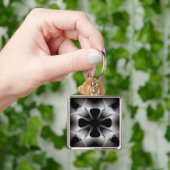 抽象芸術交差 キーホルダー (手)