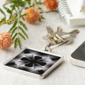 抽象芸術交差 キーホルダー (側面)