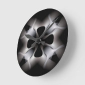 抽象芸術交差 ラウンド壁時計 (傾斜)