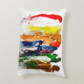 抽象芸術人の姿の運動発現 アクセントクッション (裏面(縦))