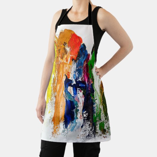 抽象芸術人の姿の運動発現 エプロン (インサイチュ)