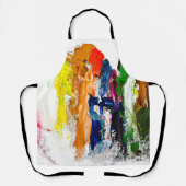 抽象芸術人の姿の運動発現 エプロン (正面)