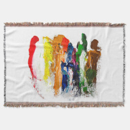 抽象芸術人の姿の運動発現 スローブランケット