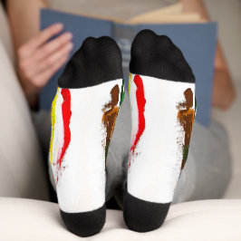 抽象芸術人の姿の運動発現 ソックス