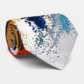 抽象芸術人の姿の運動発現 ネクタイ (ロール)