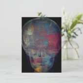 抽象芸術人間スカル 招待状 (スタンド正面)