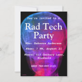 抽象芸術人間スカル 招待状 (裏面)