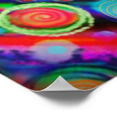 抽象芸術今日の何かを行う引用文のインスピレーション ポスター (角)