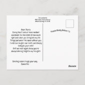 抽象芸術付き天のネオンマンダ鮮やかラ ポストカード (裏面)