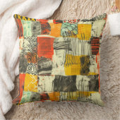 抽象芸術伝統パターン クッション (ブランケット)